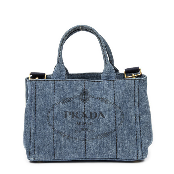 Prada Small Canapa Tote - Picture 1 of 10